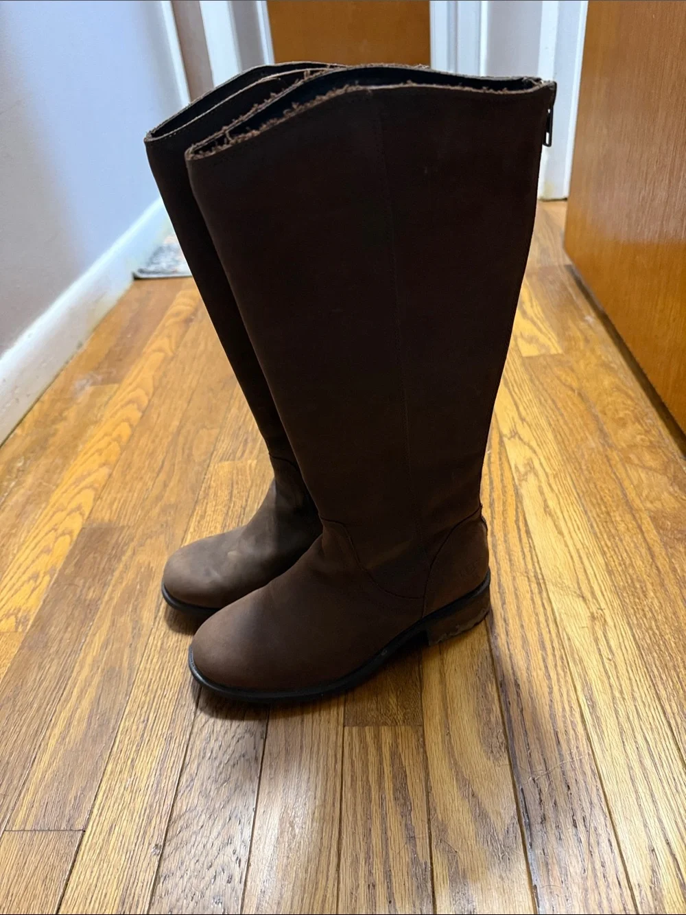 UGG Brown Leather Riding Boot